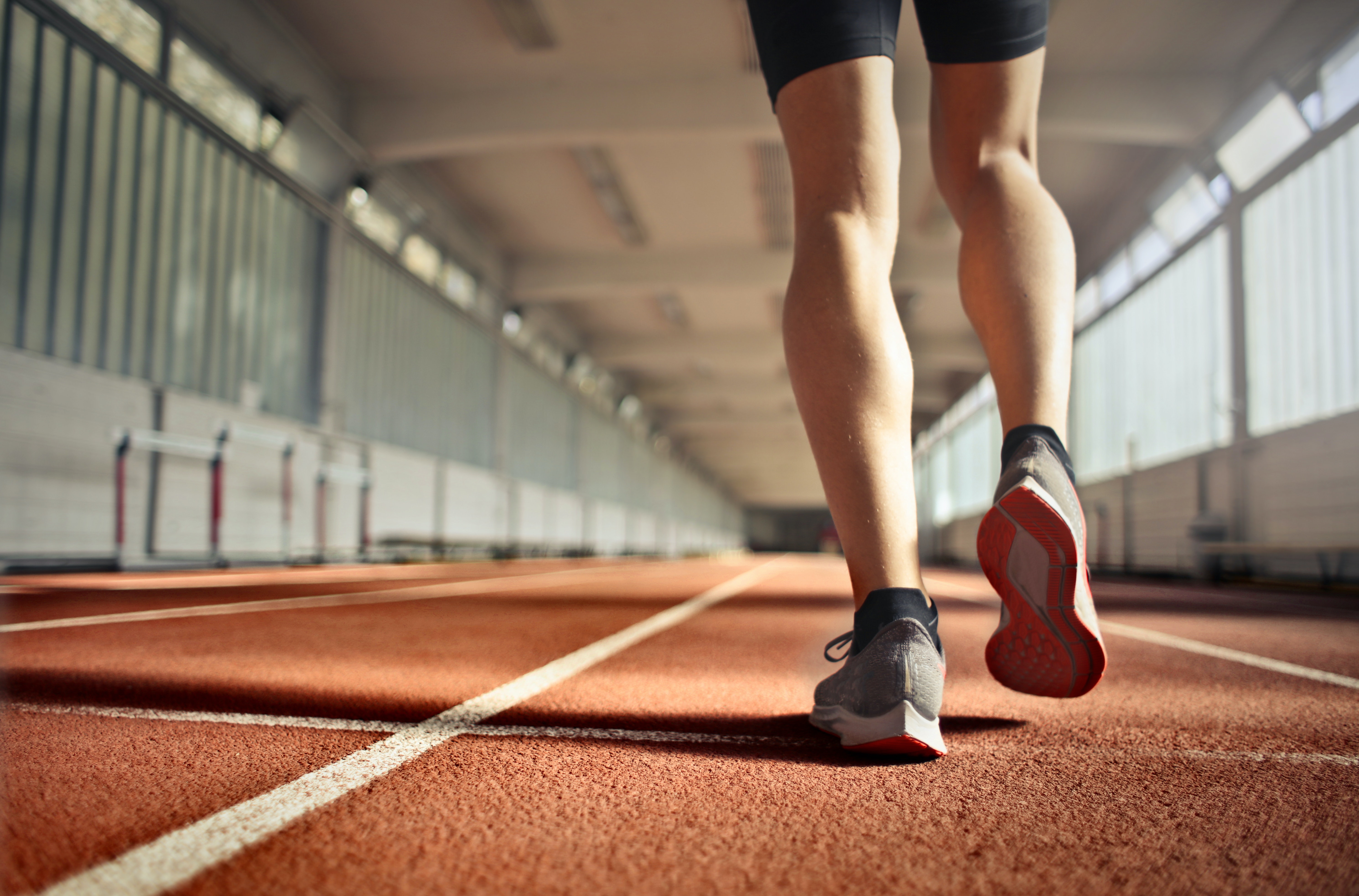 Sportas bėgimo takelis energija